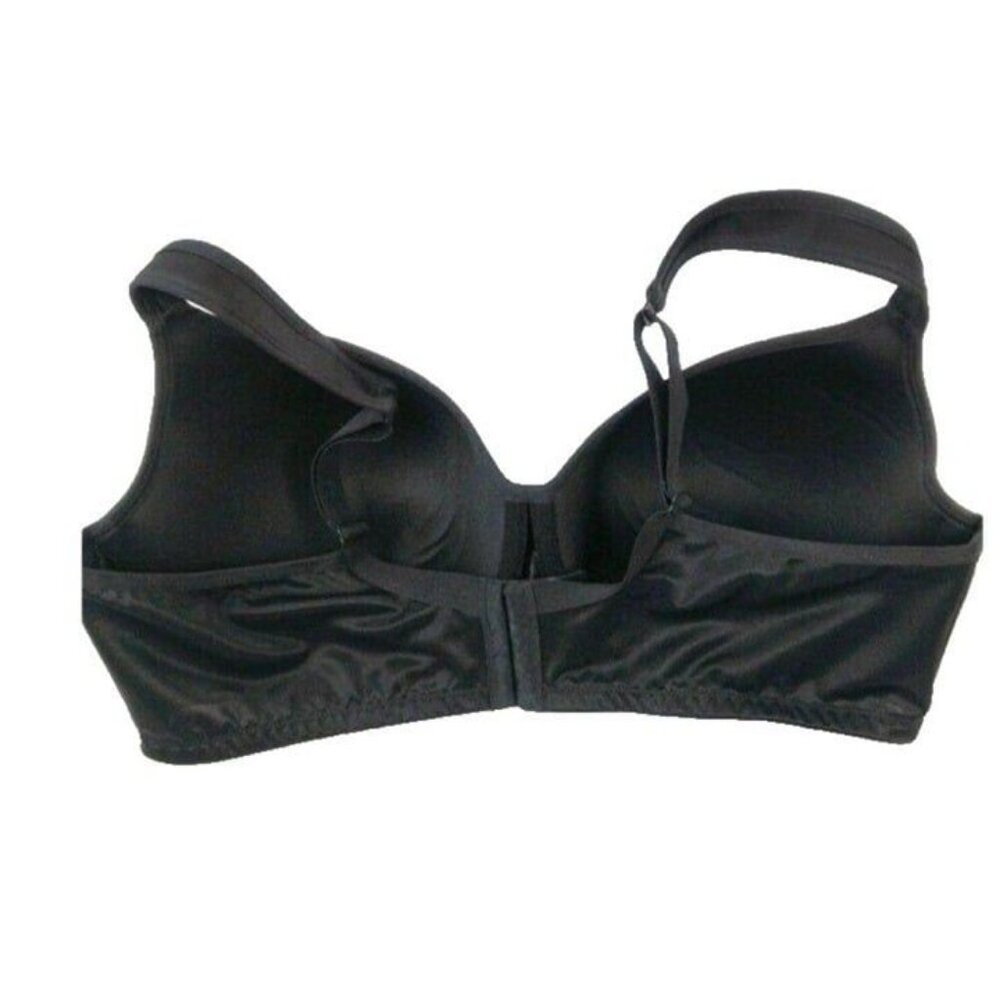 Cacique Lane Bryant Bra Smooth Balconette Underwire Plus Size 44D Black - Picture 3 of 9